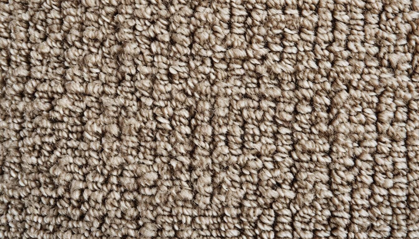 Close-up of a loop pile carpet.