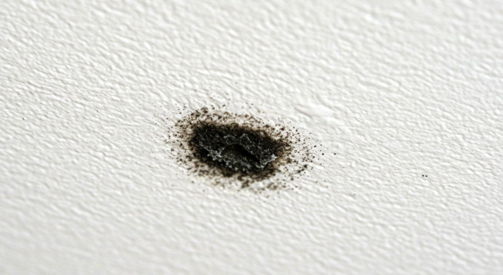 A picture of black mold.