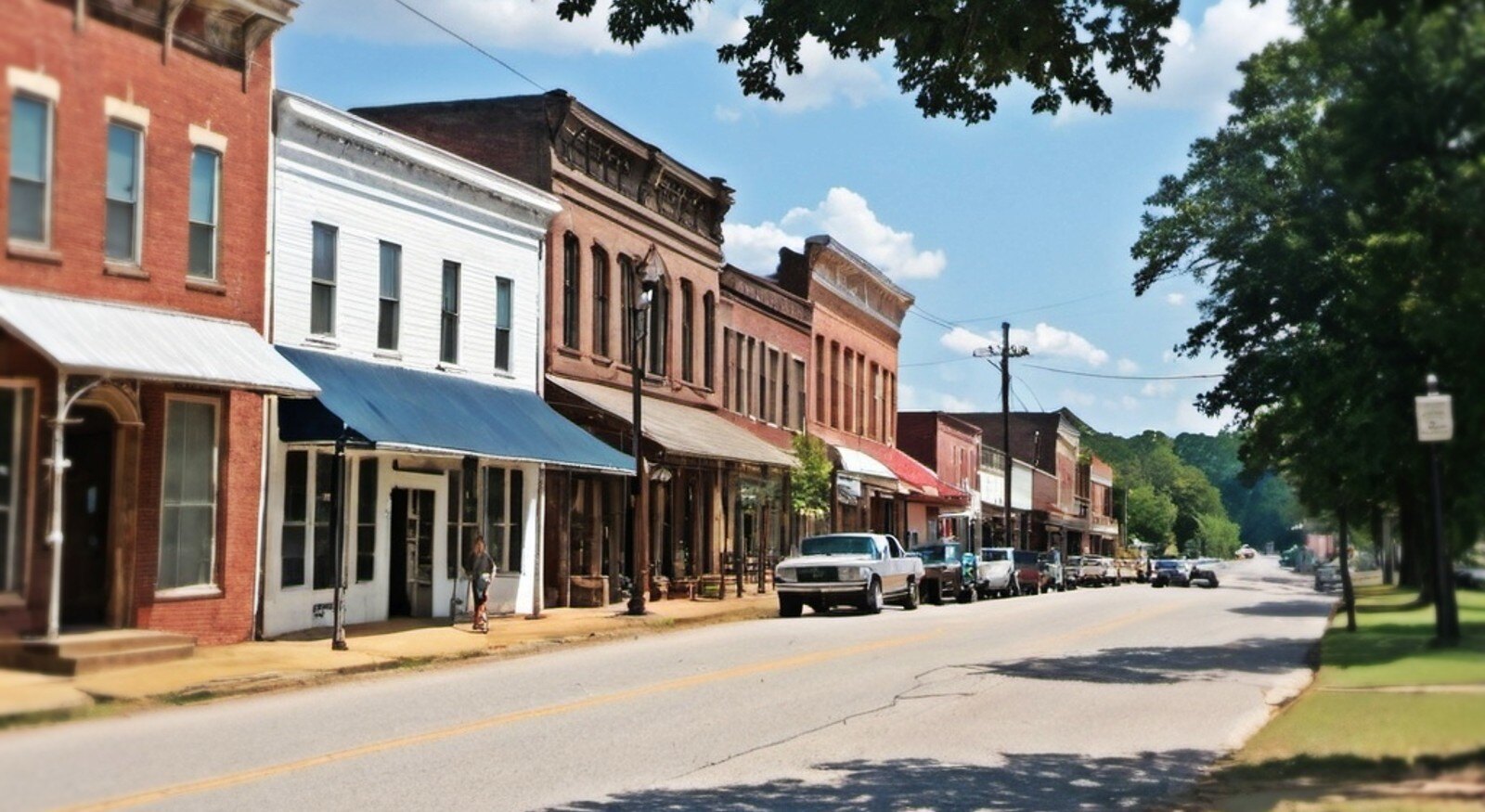 Picture of a historic street in Camden city, located in Arkansas