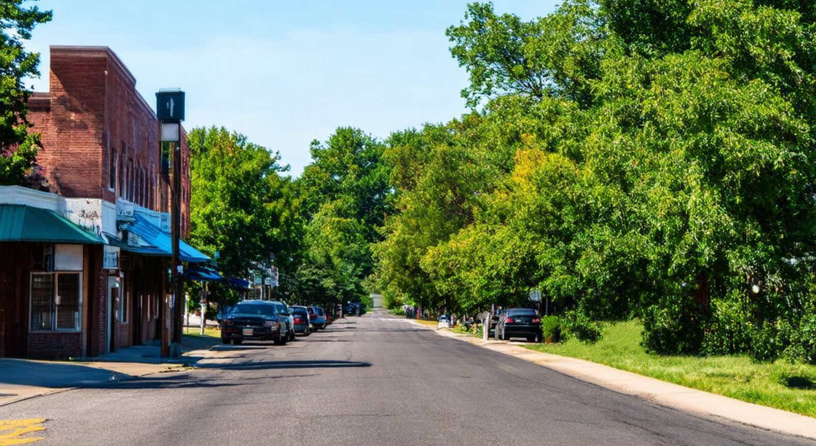 Street view of Magnolia, Arkansas